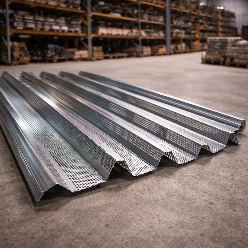 Перфорированный профнастил Т-20 оцинкованный стандартный